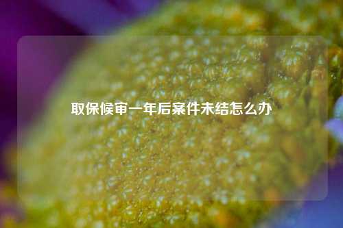 取保候审一年后案件未结怎么办